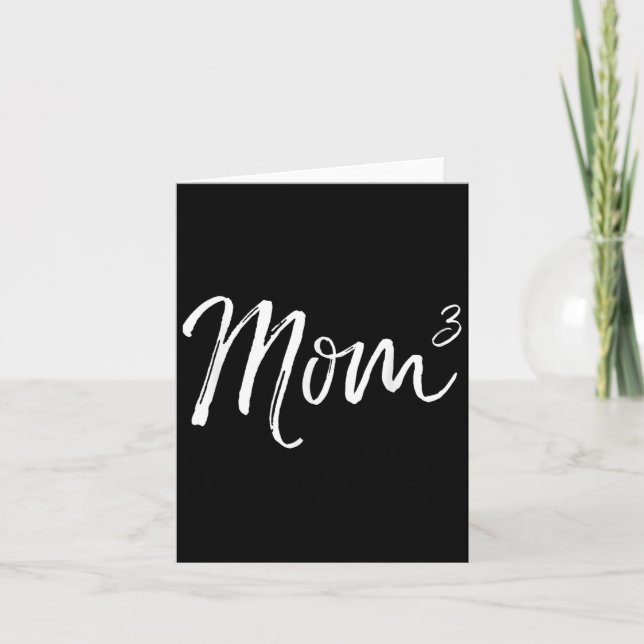 Anuncio de mamá al cubo mamá de trillizos mamá de  (Anverso)