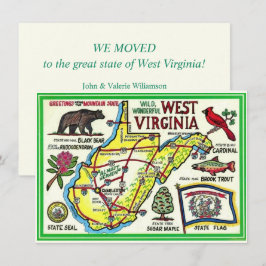 Anuncio de Mapa Ilustrado de Virginia Occidental