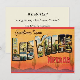 Anuncio de Mudanza a Las Vegas NV