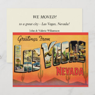 Anuncio de Mudanza a Las Vegas NV