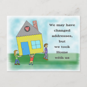 Anuncio de Mudanza a Nuevo Hogar