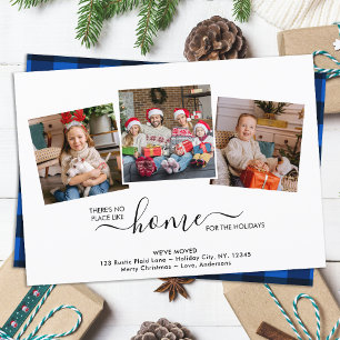 Anuncio de Mudanza Cuadrada Azul con 3 Fotos para 