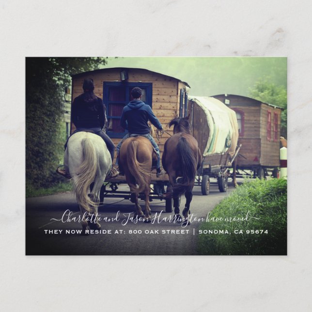 Anuncio de Mudanza de Caravana (Anverso)