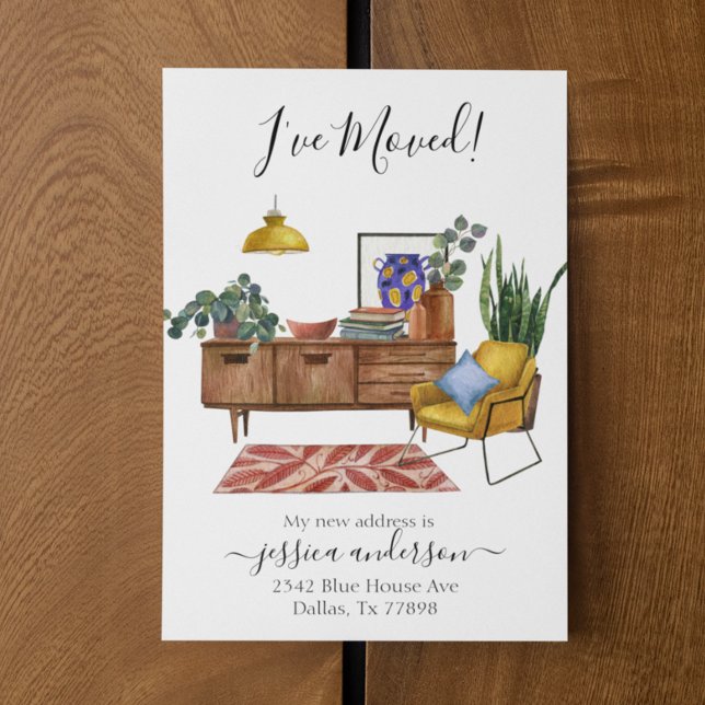 Anuncio de Mudanza de Hogar Acuarela Me Mudé (Subido por el creador)