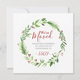 Anuncio de Mudanza de Navidad con Vegetación