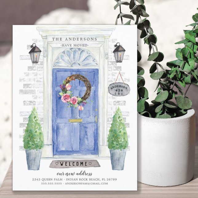 Anuncio de Mudanza de Puerta Principal Azul (Subido por el creador)