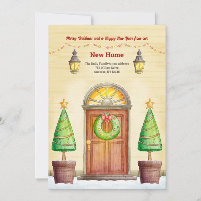 Anuncio de Mudanza de Puerta Principal para las Fi (Anverso)