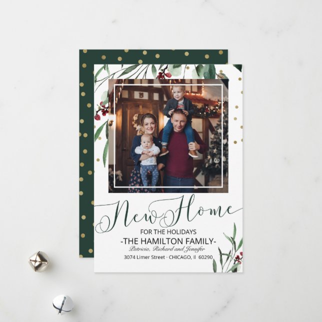 Anuncio de mudanza en Navidad Foto (Anverso/Reverso In Situ)