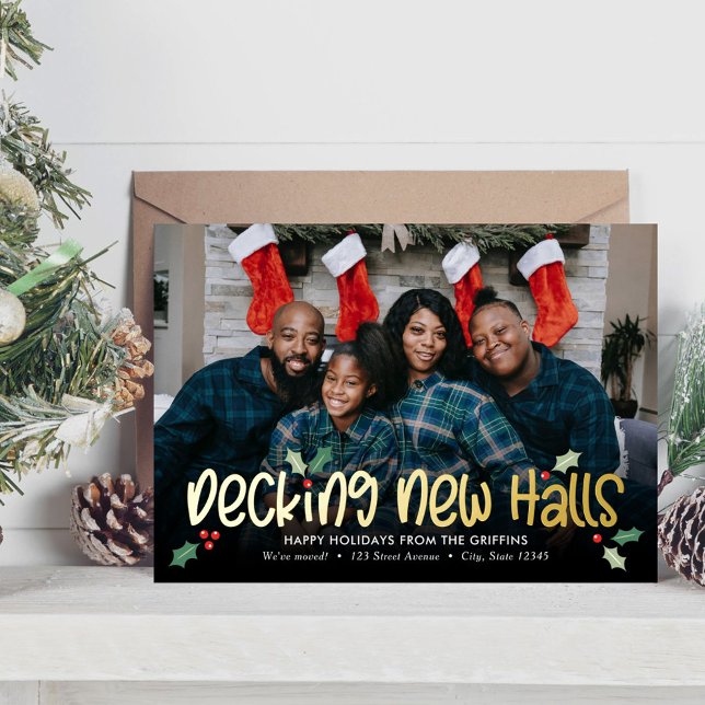 Anuncio de mudanza en vacaciones de FOIL Feliz Nav (Subido por el creador)