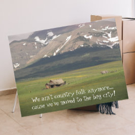 Anuncio de Mudanza Paisaje Valle Montañoso