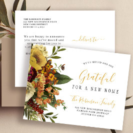 Anuncio de mudanza para el día de Acción de Gracia