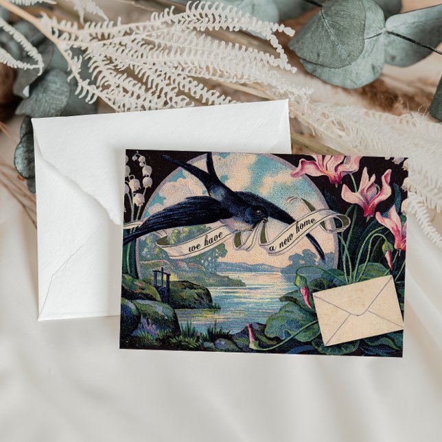 Anuncio de Mudanza Personalizable // Pájaro Vintag (Subido por el creador)