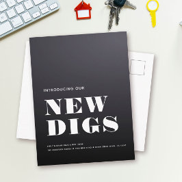 Anuncio de Mudanza Simple Moderno Minimalista