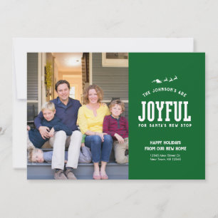 Anuncio de Mudanza Tarjeta de Navidad Foto de Nuev