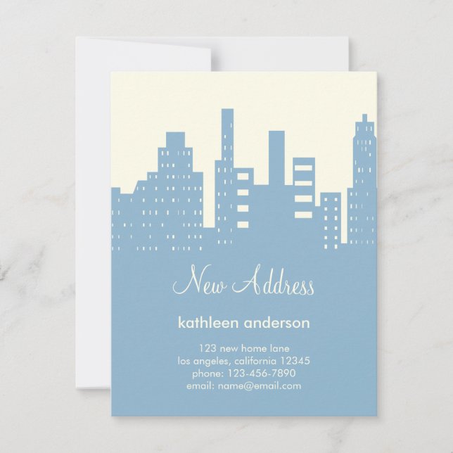 Anuncio de Mudanza Vista Ciudad (Anverso)