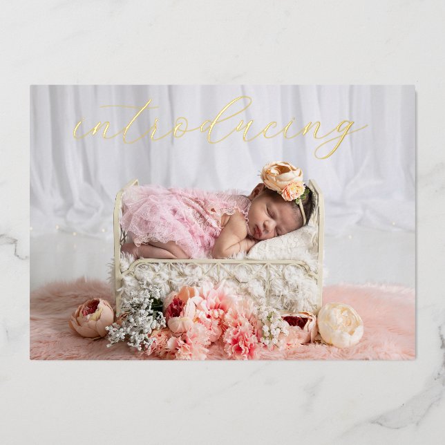 Anuncio de nacimiento (Anverso)