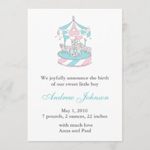 Anuncio de Nacimiento - Carrusel