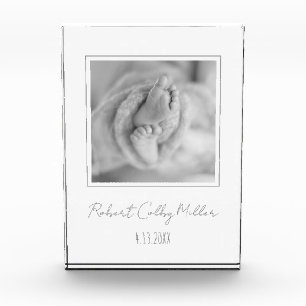 Anuncio de nacimiento con foto de bebé Decoración 