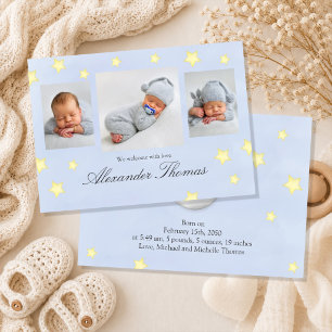 Anuncio de Nacimiento con Foto Rima Infantil Adora
