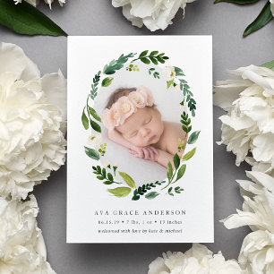 Anuncio de nacimiento de Alabaster Wreath