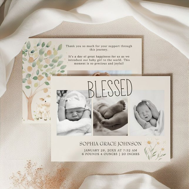 Anuncio de nacimiento de Animales de granja Amigos (Subido por el creador)