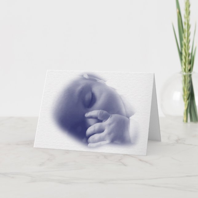 Anuncio de nacimiento de Baby Boy (Anverso)