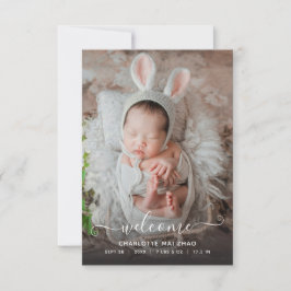 Anuncio de nacimiento de bebé 2