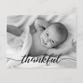 Anuncio de nacimiento de bebé Agradecido foto pers