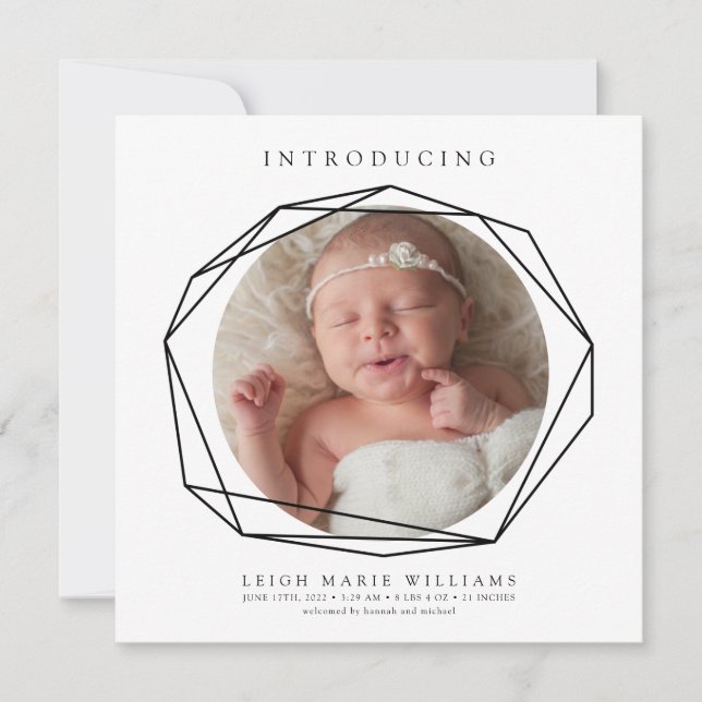 ANUNCIO DE NACIMIENTO DE BEBÉS Presentación del Be (Anverso)