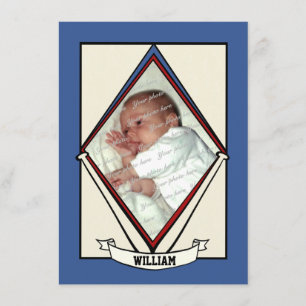 Anuncio de nacimiento de beisbol