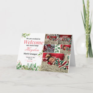 Anuncio de nacimiento de Boho Baby