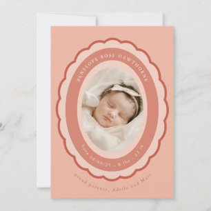 Anuncio de nacimiento de Brooch Keepsake