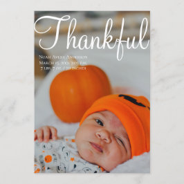 Anuncio de nacimiento de Collage de fotos de Acció