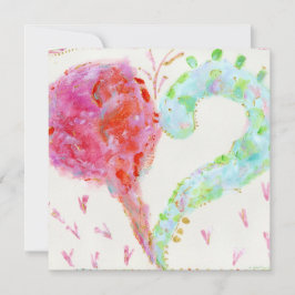 Anuncio de nacimiento de corazón