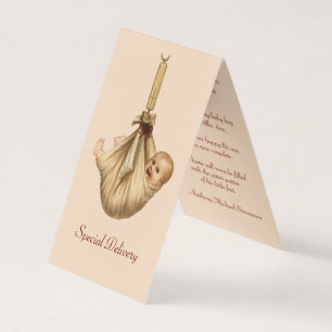 Anuncio de nacimiento de "entrega especial" de ant