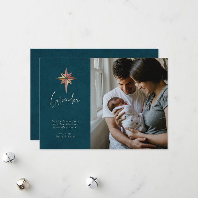 Anuncio de nacimiento de estrella de Navidades mar (Anverso/Reverso In Situ)