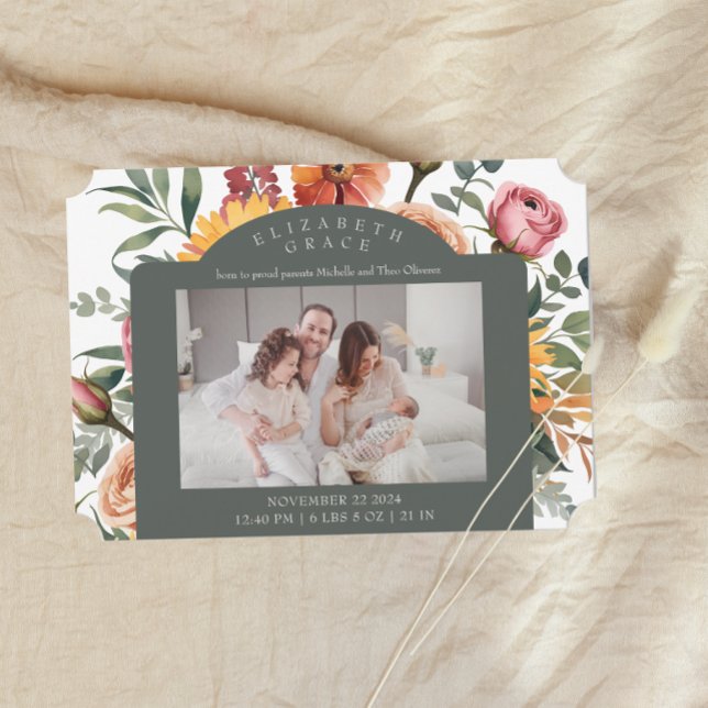 Anuncio de nacimiento de foto de paisaje de fronte (Subido por el creador)