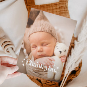 Anuncio de nacimiento de foto de resumen de agrade