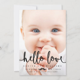 ANUNCIO DE NACIMIENTO DE FOTOS | Guión moderno de