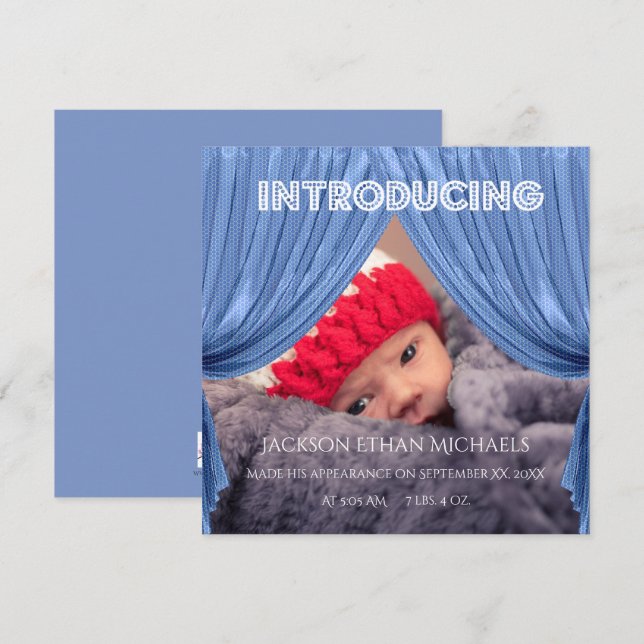 Anuncio de nacimiento de interceptación de la cort (Anverso / Reverso)