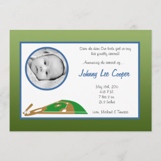 Anuncio de nacimiento de la base deportiva de foto