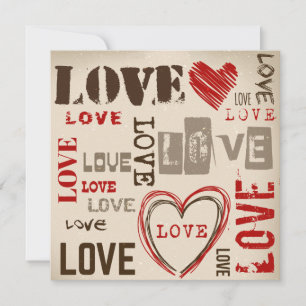 Anuncio de nacimiento de la foto de amor