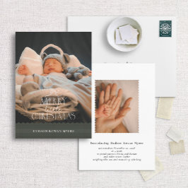 Anuncio de nacimiento de la foto de Merry Little N