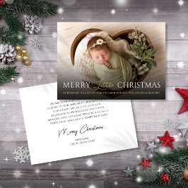 Anuncio de nacimiento de la foto de Merry Little N