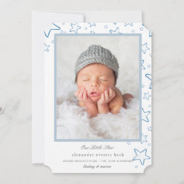 Anuncio de nacimiento de la pequeña estrella