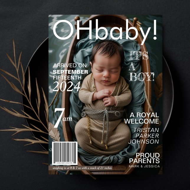 Anuncio de nacimiento de la revista Baby (Subido por el creador)