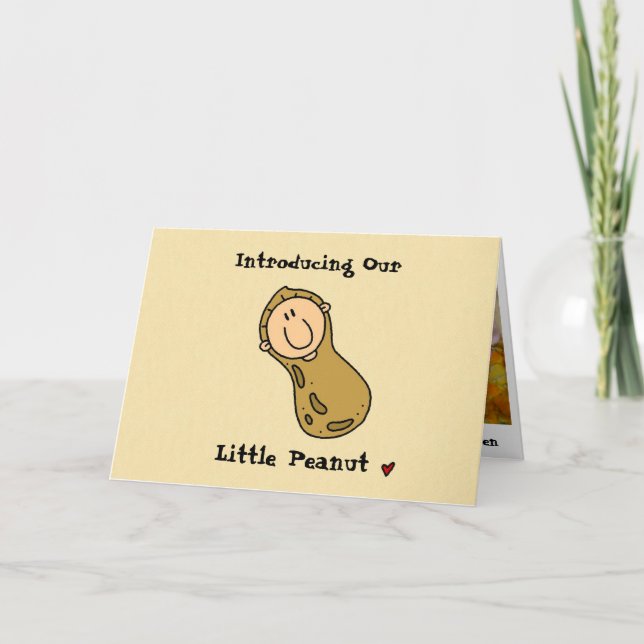 Anuncio de nacimiento de Little Peanut (Anverso)