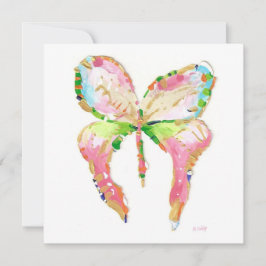 Anuncio de nacimiento de mariposa en abril