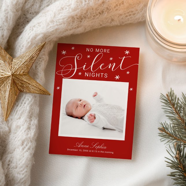Anuncio de nacimiento de Navidad No más noches sil (Subido por el creador)