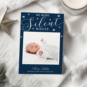 Anuncio de nacimiento de Navidad No More Silent Ni